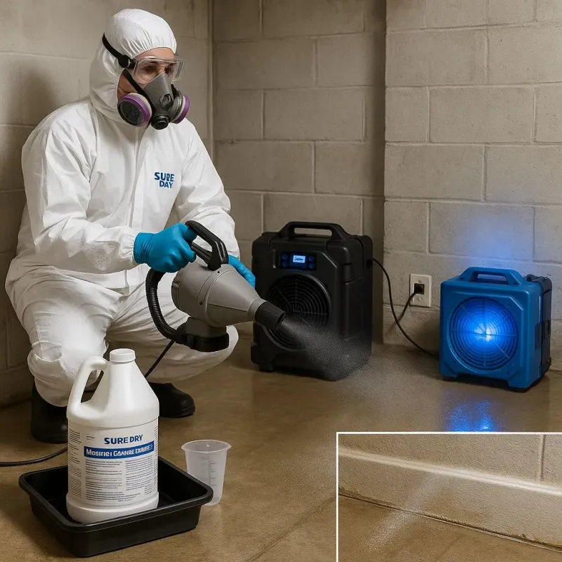 Sanitization and Odor Removal process in Braddock Hills, PA