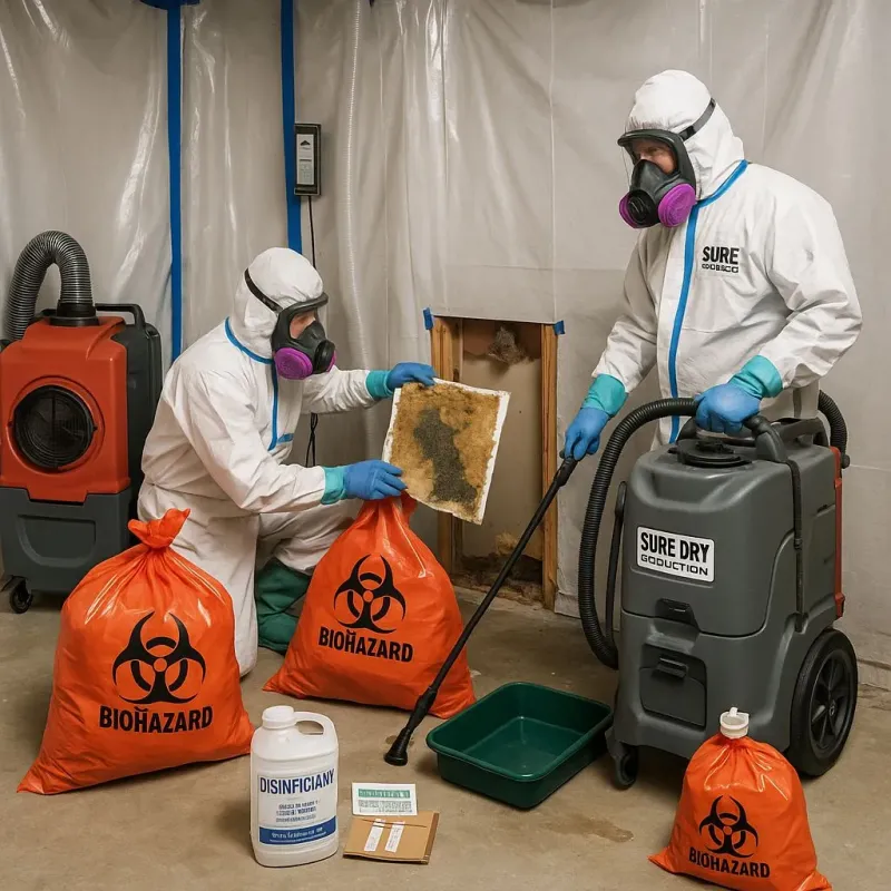 Contaminated Water Handling Protocols process in Braddock Hills, PA