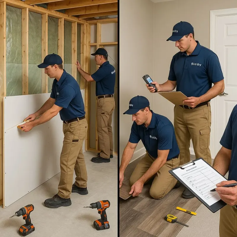 Repairs and Reconstruction process in Braddock Hills, PA